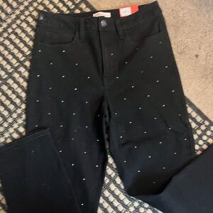 Intempo Black Studded Women's Jeans size 8